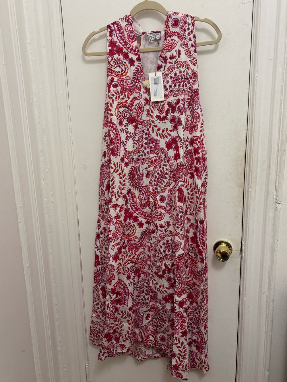Johnny Was Lillet Linen Criss Cross Dress - Picture 14 of 16